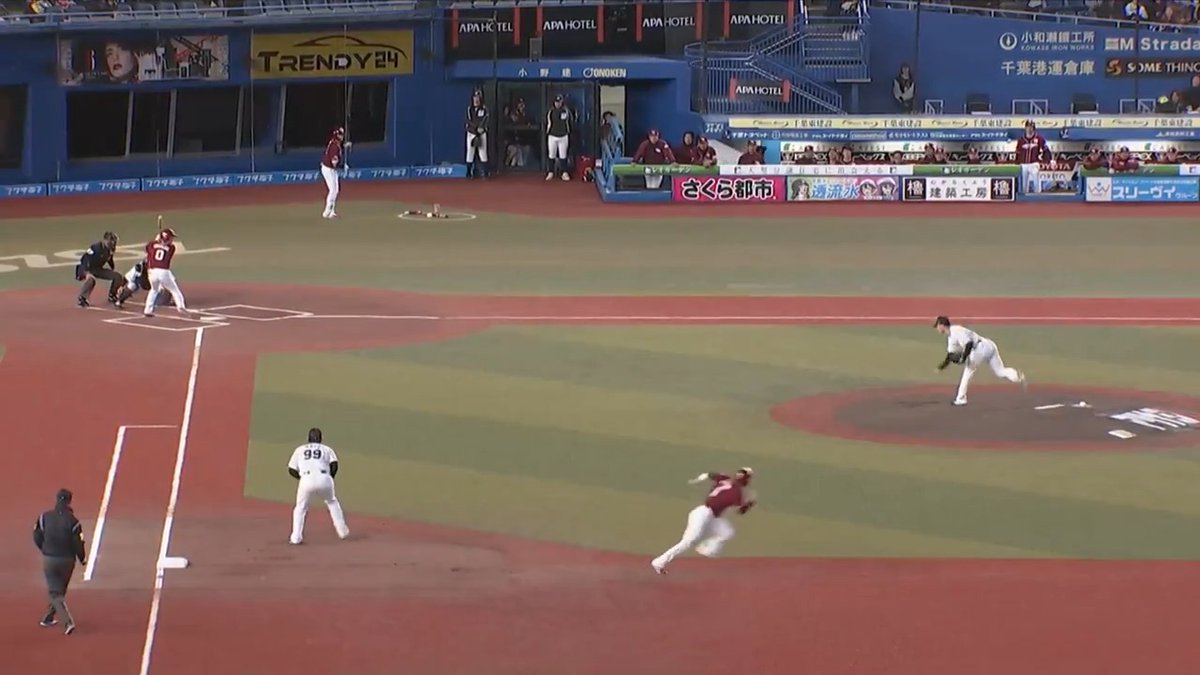 東北楽天 #宗山塁 選手がプロ初盗塁を決める🏃‍♂️✨ #RakutenEagles 👇ライブ配信はこちら