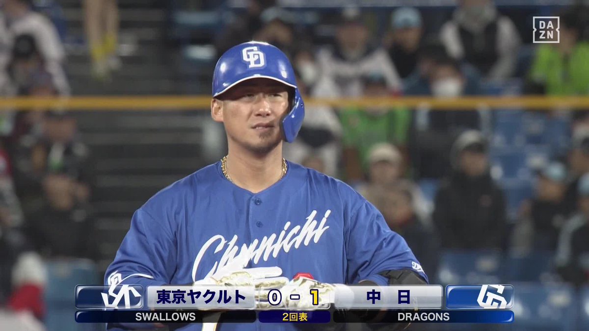 この勝負強さ 先制は中田翔のタイムリー! “野球一本” 「DAZN BASEBALL」 月々2,300円 (年間プラン・月々払い) 初月無料!4/14まで 登録はこちら⏬ ⚾プロ野球(2025/4/4) 🆚ヤクルト×中日 📱Live on DAZN #オレをみろ #dragons