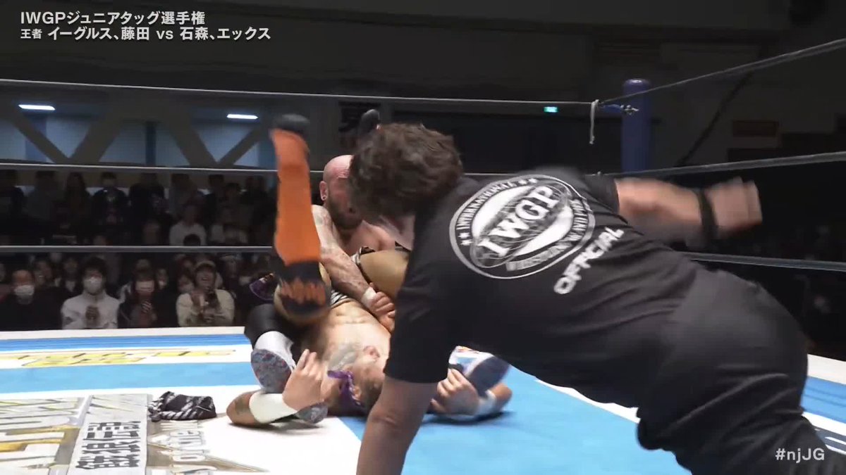 .Robbie X. "Sit Down Powerbomb" Sign up Now &amp; Stay tuned to #NJPW #njpwworld #njJG