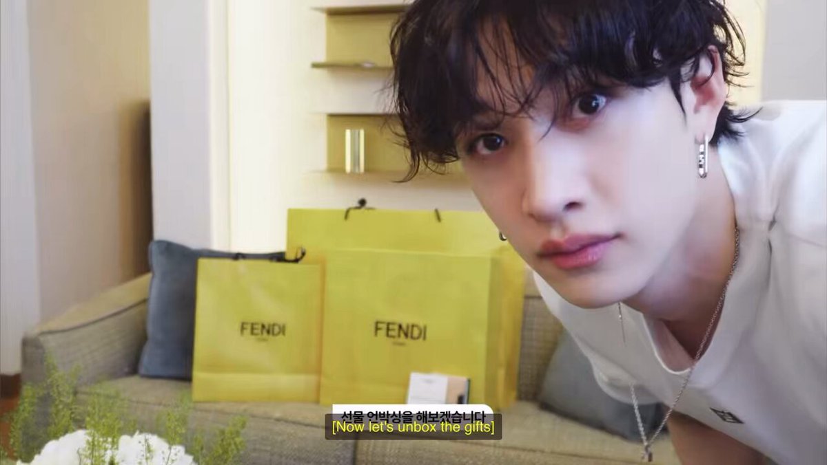 fendi sent chan so many gifts 🥹🤍 - minibook - clutch bag - sneakers - bag - hat - earrings - blazer - letter