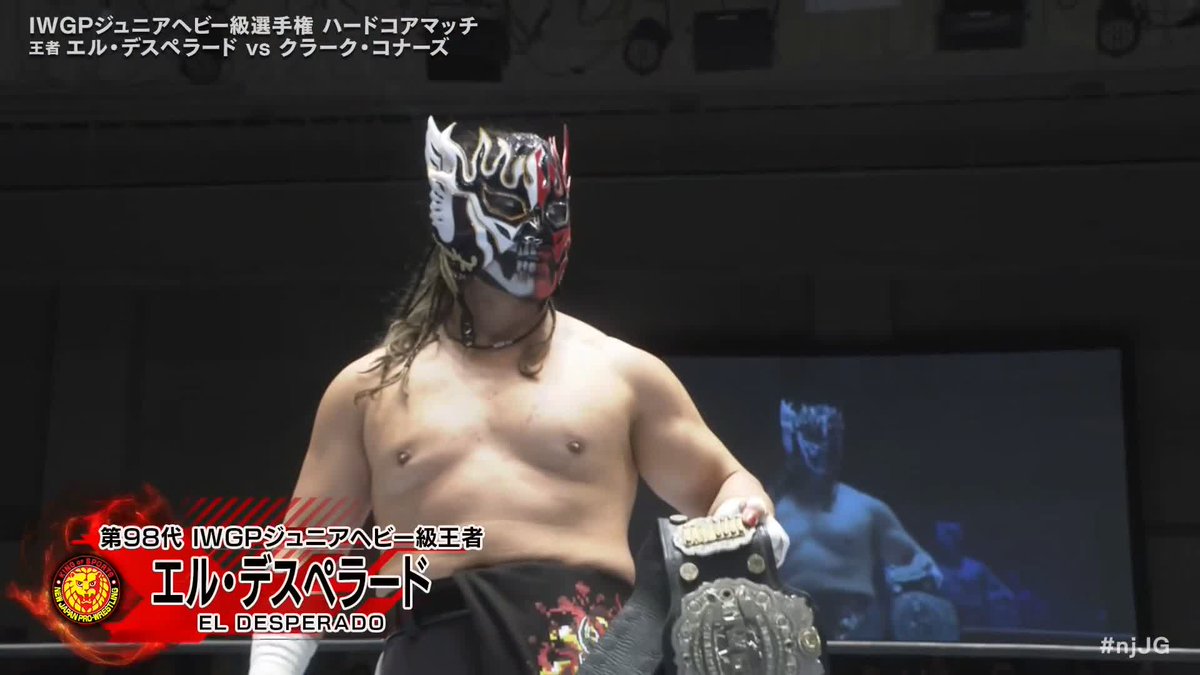 IWGP Jr. HEAVY WEIGHT Champion EL DESPERADO Sign up Now &amp; Stay tuned to #NJPW #njpwworld #njJG