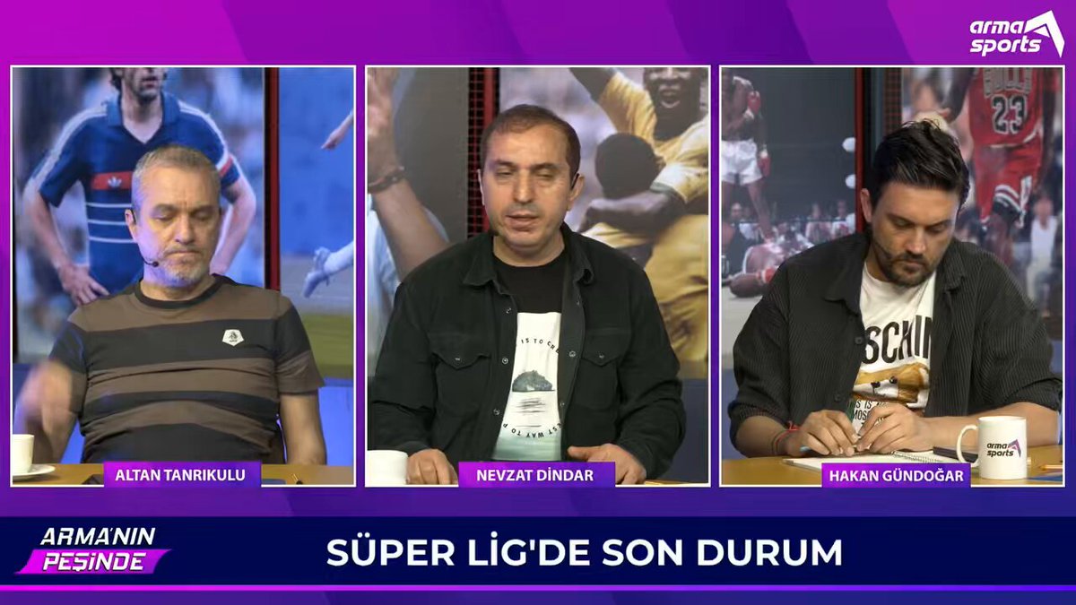 🗣️ Nevzat Dindar: “Ezeli rakibin evinde galibiyet almak bir mesajdır.” 🎙️ Altan Tanrıkulu - Nevzat Dindar - Hakan Gündoğar 📺 Arma Sports 🚨Canlı yayın devam ediyor 🔗
