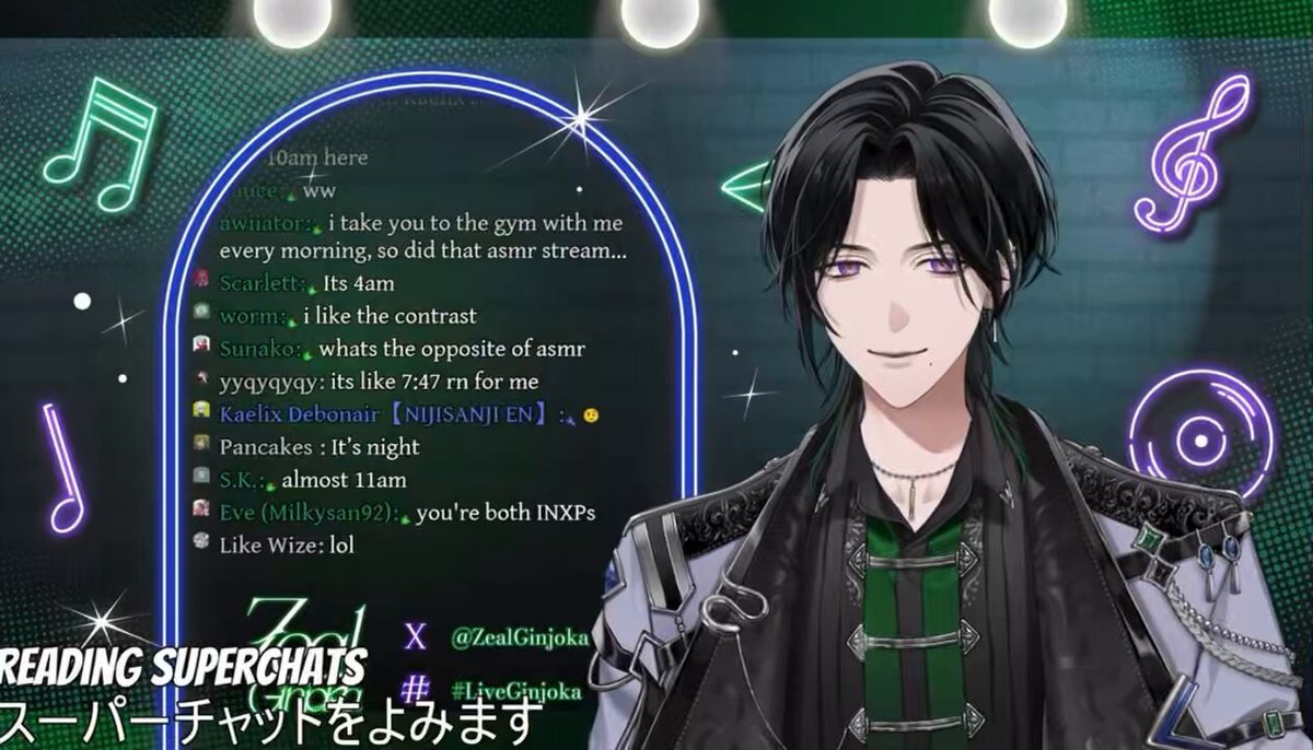 🍸: 🎫 my darling bouncer, what are you still doing here? 🍸: you need to rest up after stream right? 🍸: hes not here to tell me to stop that 🍸: I can hear him be like “STOP” 🎫💬:STOP 🍸: I mean he said that in text but I cant read rn 🍸: I suddenly cannot read www #GinjoClips
