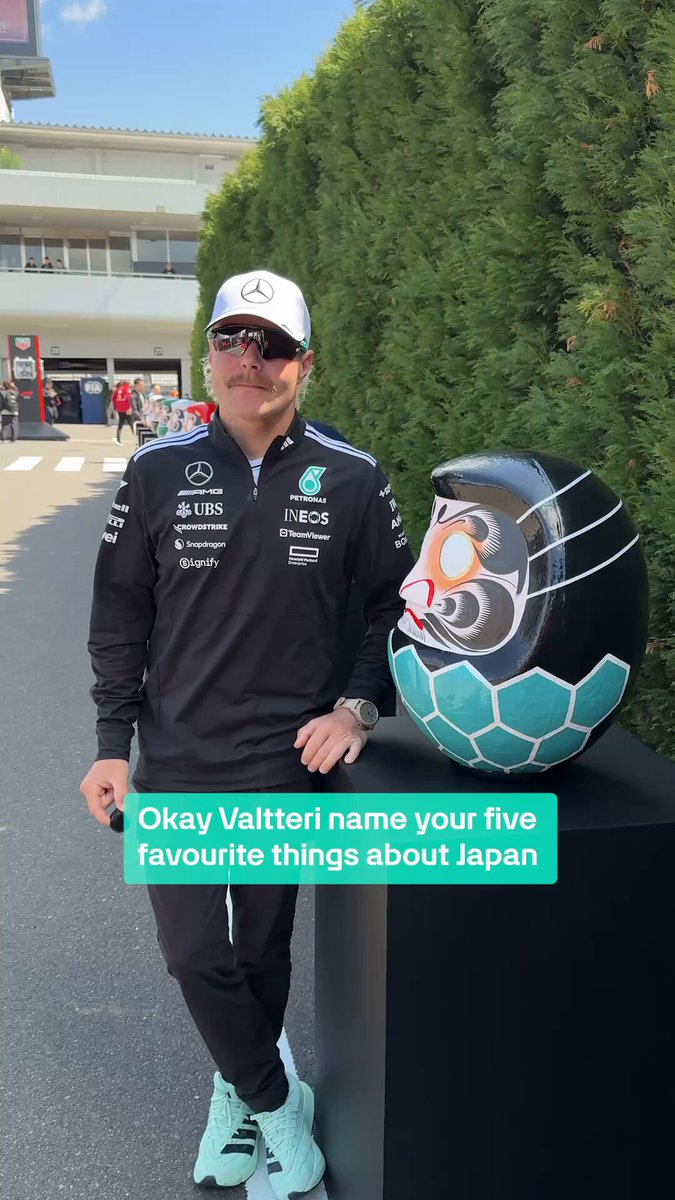 These are a few of Valtteri's favourite things (about Japan) 😁