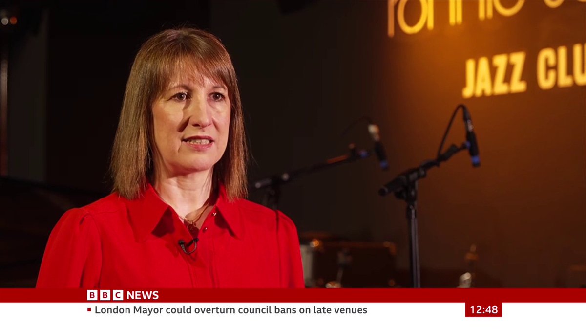 "Of course we don't want to see tariffs on UK exports," Rachel Reeves says Trade talks with the US are "ongoing", the chancellor adds Follow live: