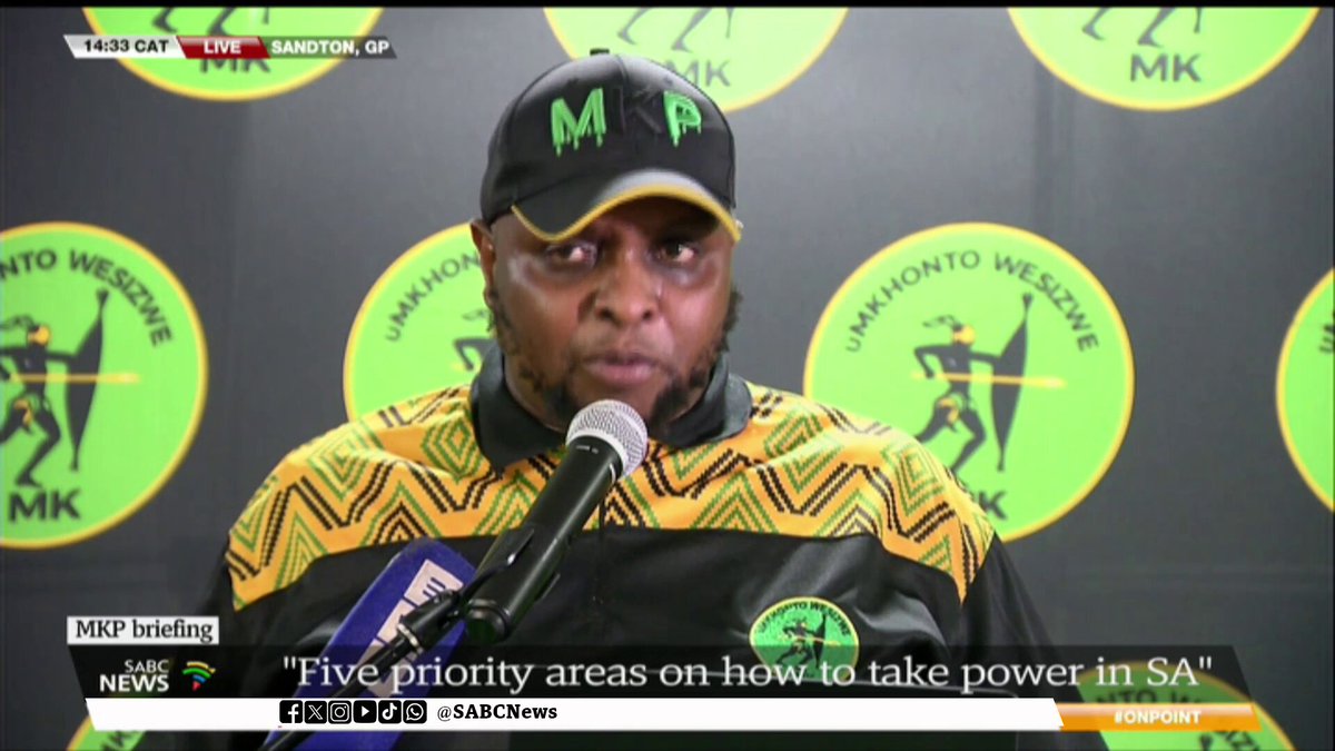 [WATCH] uMkhonto weSizwe Party Secretary-General Floyd Shivambu says they will establish a desk dedicated to people with disabilities.