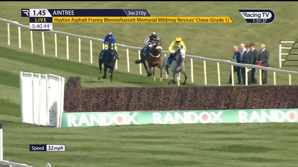 Cheltenham and Aintree double! Caldwell Potter puts up a fine round of jumping for more Grade One glory at Aintree ๐ Harry Cobden Paul Nicholls OBE