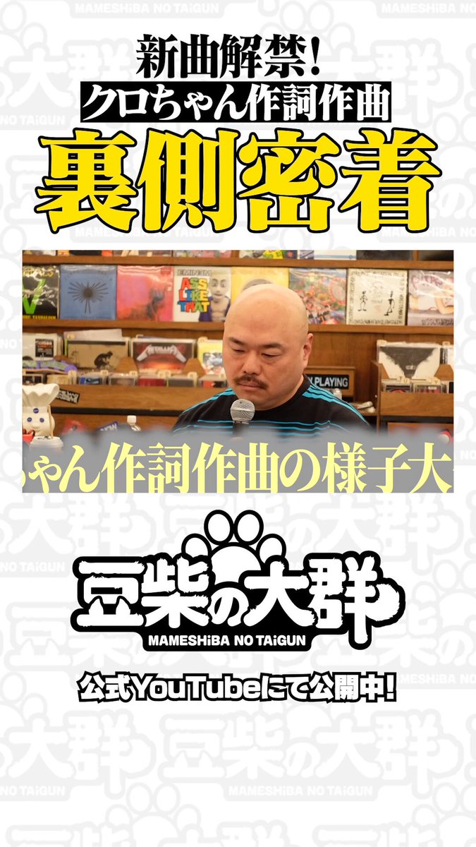【豆tube投稿‼︎】 豆柴の大群 新曲発表！？ 最後までお見逃しなく👀✨ ▼タイトル 【豆柴の大群】クロちゃん作詞・作曲！新曲完成までの裏側に密着 よろしば🐕🎹🎤🎵 #クロちゃん #豆柴の大群 #豆tube #毎週更新 #チャンネル登録よろ