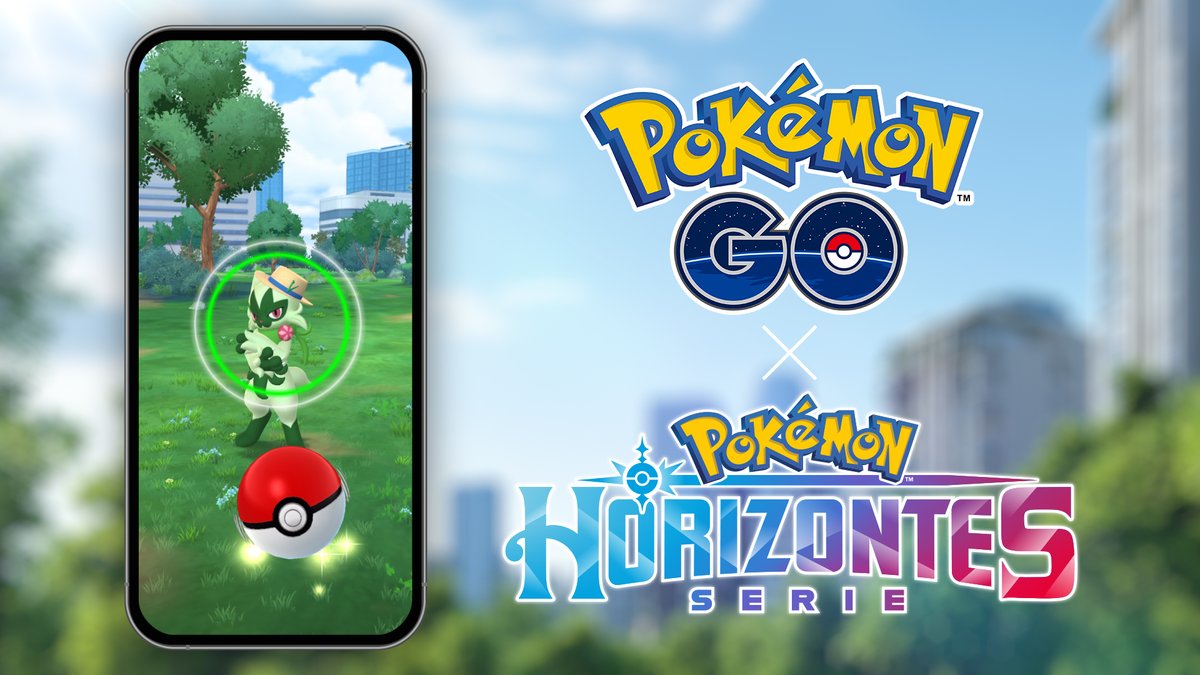 ¡Que empiece la fiesta! ¡Regresa el evento Celebración de la serie Horizontes Pokémon en #PokemonGO! 🎉🤩 ¡Debutan en Pokémon GO personajes humanos de la serie de animación junto con Pokémon descubiertos en la región de Paldea!