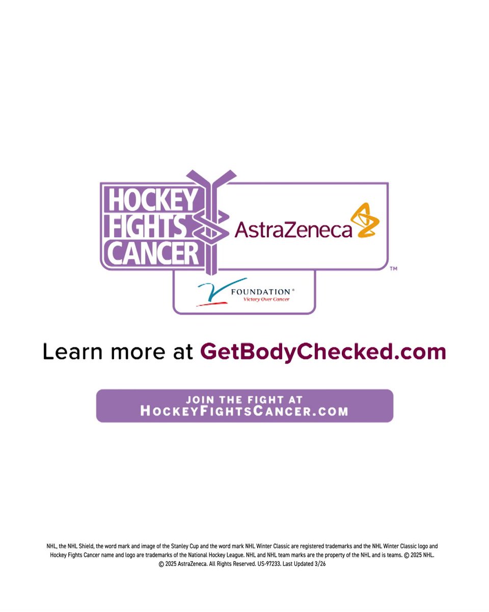 Technology advancements are evolving the game of hockey and empowering the fight against cancer. 💜 Watch the full #HockeyFightsCancer feature presented by AstraZeneca ➡️