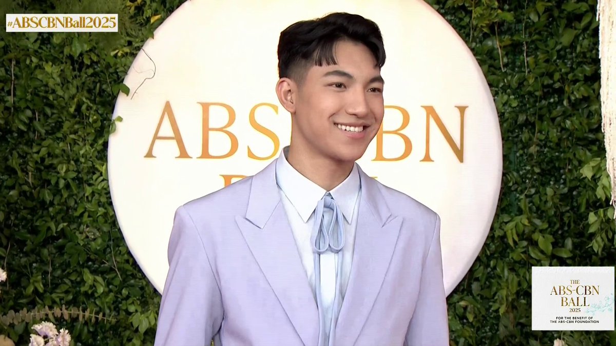 Darren Espanto at the #ABSCBNBall2025 red carpet. #BrighterTogether Visit this link to watch the live feed of the red carpet special: