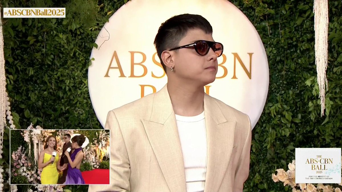 Daniel Padilla at the #ABSCBNBall2025 red carpet. #BrighterTogether Visit this link to watch the live feed of the red carpet special: