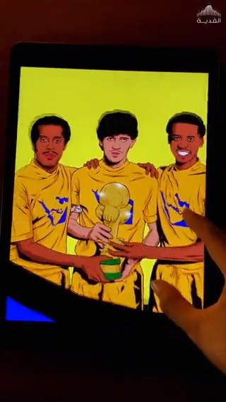 النصر 💛 شمس تسطع في سماء الأمجاد و البطولات 🏆 ⁧#مدينة_القدية⁩ | ⁦#QiddiyaCity⁩ #النصر