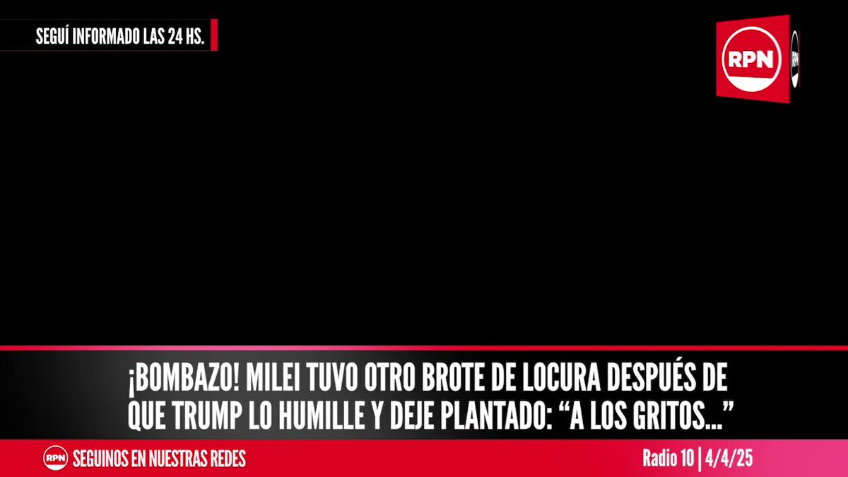BOMBAZO 💣 Milei tuvo OTRO BROTE de locura después de que Trump LO HUMILLE en frente de TODO EL MUNDO "Estaba A LOS GRITOS, con estos ataques que son CADA VEZ MÁS FRECUENTES..."