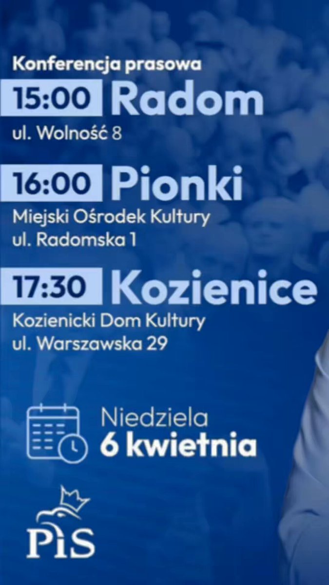 Z kim widzimy się w niedzielę? Dawajcie znać w komentarzu: Radom, Pionki czy Kozienice? 😃