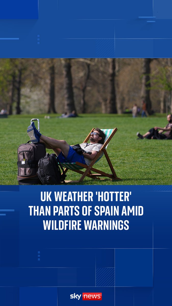 Will the warm weather last? ☀️ Sky's Kirsty McCabe FRMetS on what we can expect this weekend - and whether we should get out the BBQs. More on the UK weather: