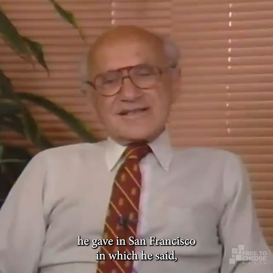 Milton Friedman on tariffs and the free trade.