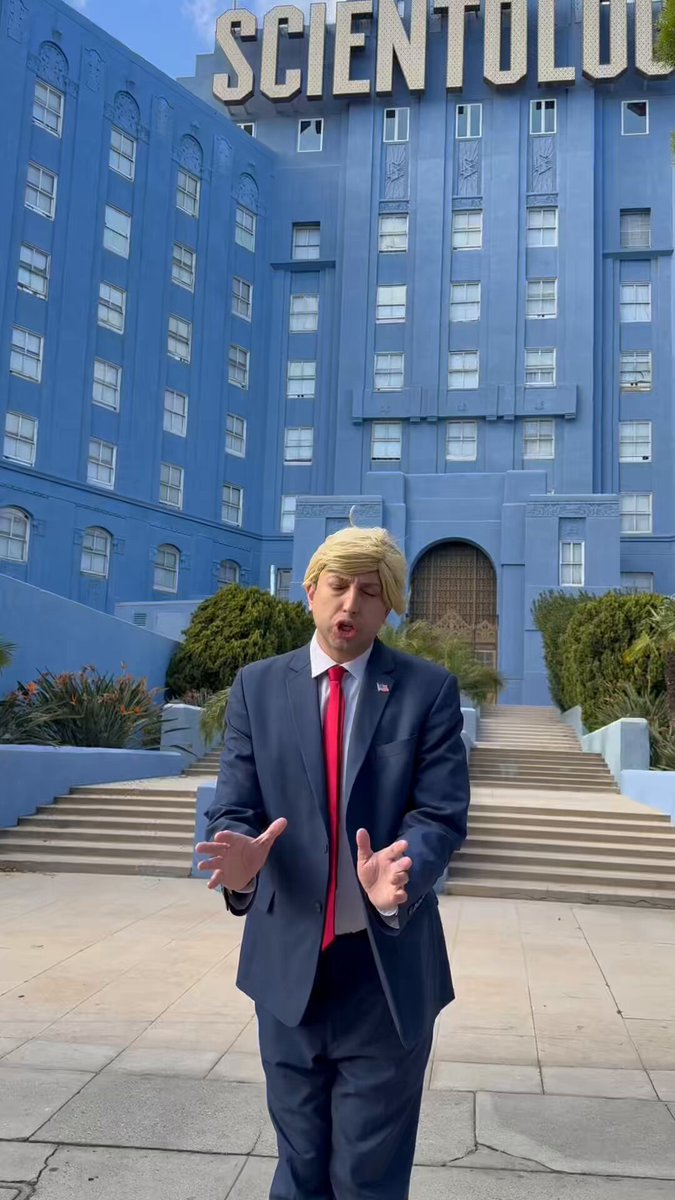 Trump Thrown Off Scientology Property