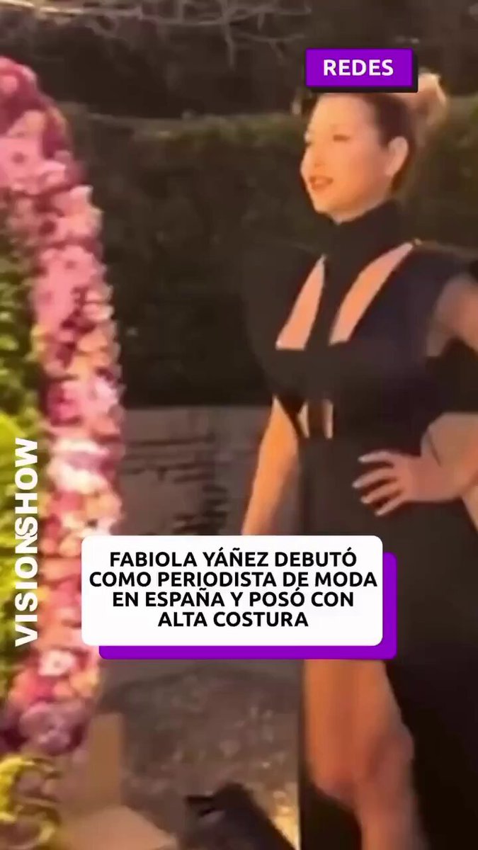 "Fabiola" Porque debutó como "periodista de moda" y recibió críticas por "no saber ni hablar".