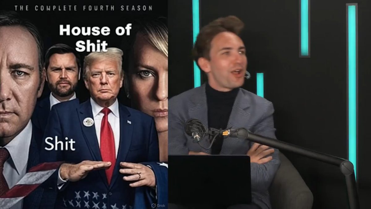 "𝙎𝙝𝙞𝙩𝙚 𝙋𝙤𝙩𝙪𝙨?"🪷 If the UK gov't or US administration were a Netflix series, what would it be called? 🎬 Drop your answers below... 👇🍿 Jon Sopel | Lewis Goodall