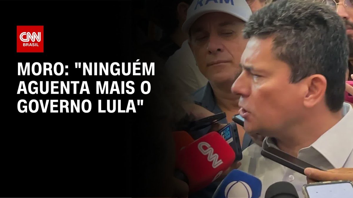 Moro: “Ninguém aguenta mais o governo Lula”; assista #BastidoresCNN