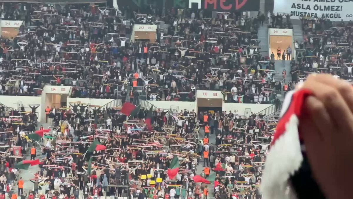Kulüp gibi kulüp, takım gibi takım, taraftar gibi taraftar 💚❤️ #Amedspor