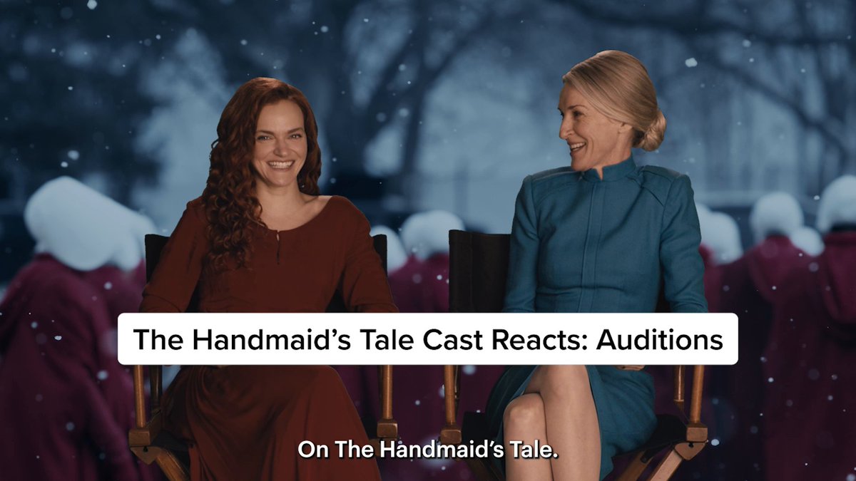 History was made in those audition rooms. 👏 #TheHandmaidsTale