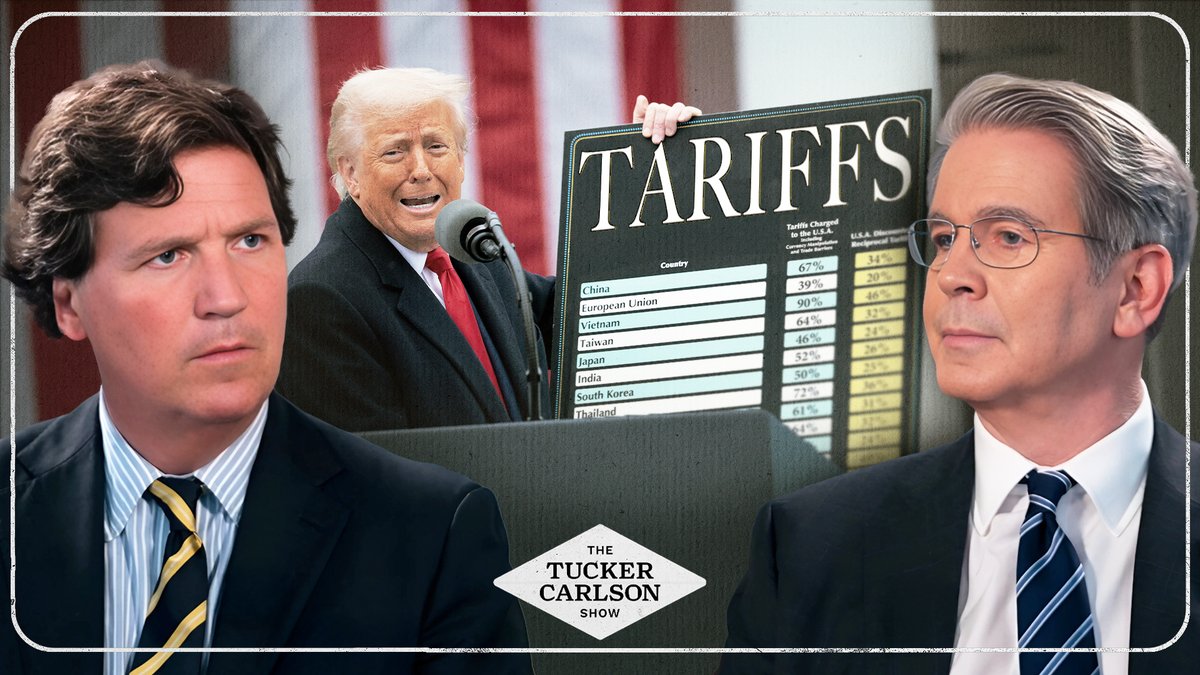 Treasury Secretary Scott Bessent explains the administration’s new tariffs, and why we had to do something to stop the slide. (0:00) Trump’s Tariff Plan (5:42) The Current State of the Stock Market (8:22) Will Americans See Substantial Tax Cuts Because of Tariffs? (13:16) How Much Money Will America Make Through Tariffs? (14:33) Bringing Manufacturing Back to the US (20:14) Tariff Pushback From Foreign Countries (22:16) Will China Retaliate? (25:42) How Will Europe Be Impacted? (33:12) Is the Upper Class Out of Touch With the Lower and Middle Class? (35:47) Bessent’s Biggest Worries (42:35) The Long Term Benefits of DOGE (46:17) The Corruption of the Federal Reserve (49:22) Why Gold Is So Critical Right Now (52:13) Zelensky's Self-Sabotaging Negotiation Tactics (1:00:19) The Trump Administration’s Messaging About the Economy Includes paid partnerships.