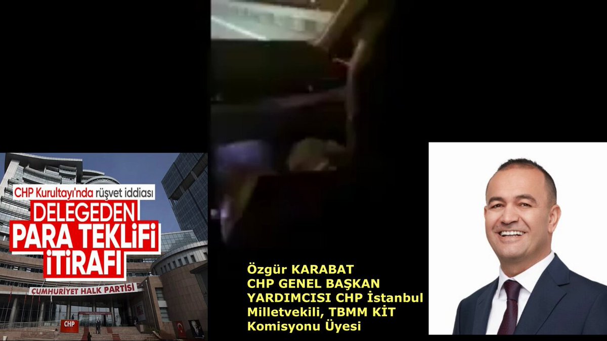 DELEGEYE RÜŞVET..!!!! OY KARŞILIĞI İŞ VAAT EDİYOR. Özgür KARABAT Özgür KARABAT CHP GENEL BAŞKAN YARDIMCISI CHP İstanbul Milletvekili, TBMM KİT Komisyonu Üyesi GARİP CHP Lİ EMEKÇİ YOLDAŞIM SENDE ELİNDE BAYRAK İLE BAĞIR DUR.