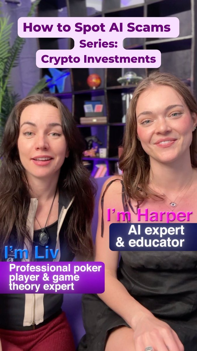 Scammers and con artists are nothing new, but they are now using AI to prey on innocent people in ways that are increasingly difficult to detect. I’ve teamed up with poker champion and risk expert Liv Boeree to create this series to help educate and protect yourselves and your loved ones (share this with them!) in this rapidly-changing new world.