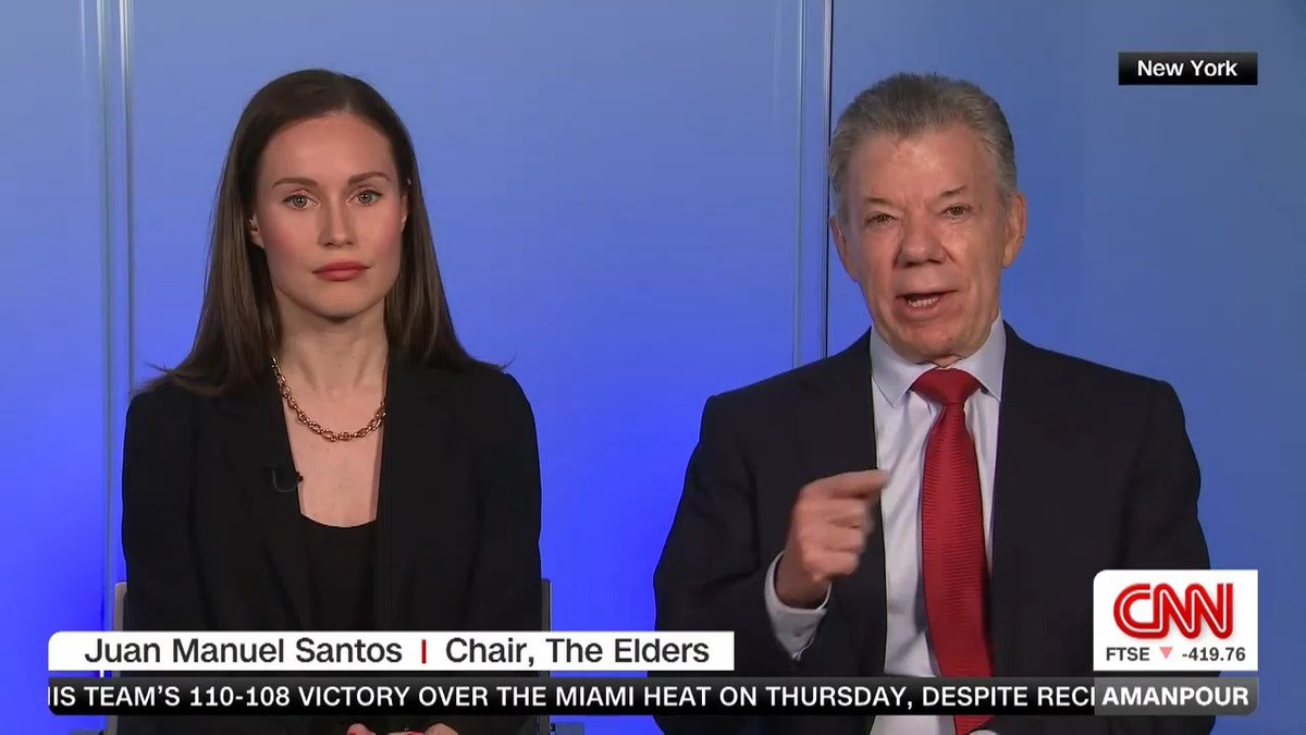 “We have existential threats that are increasing,” says Nobel laureate and chair of The Elders Juan Manuel Santos. “The multilateral system has been weakened… Countries [are] not abiding by the rules that they had established. We need to reform the system, not do away with the system.”