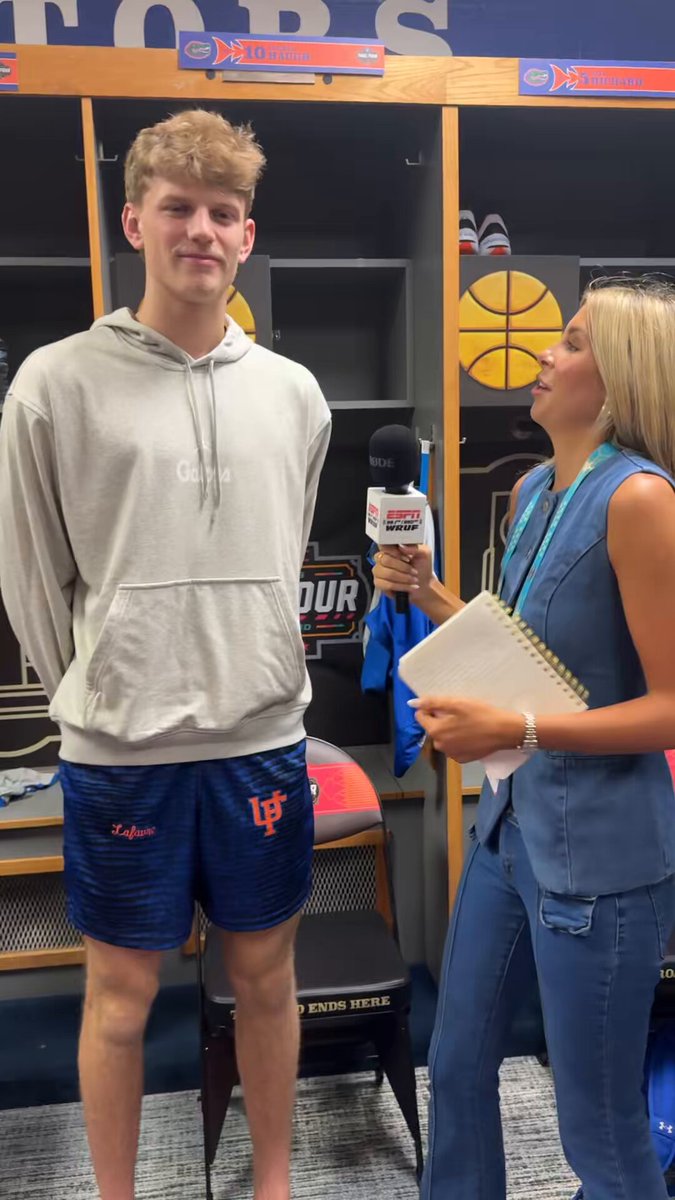 Thomas Haugh on representing his small town in Pennsylvania in the Final Four “I owe everything back to New Oxford and the community there and it’s been a fun ride so far and I don’t want it to end”