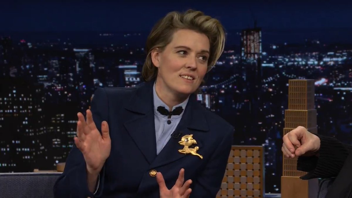 Brandi Carlile wrote “You Without Me” about the mixed emotions she has watching her daughter grow up ❤️ Elton John #FallonTonight