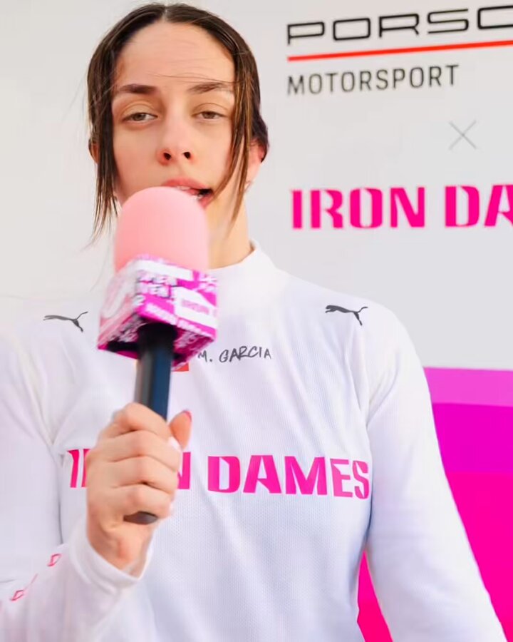 First Le Mans Cup Qualifying and Race for Marta and Vanina tomorrow! 🤝 Hear Marta’s thoughts on today’s Practice sessions 🎤 #LeMansCup #IronDames