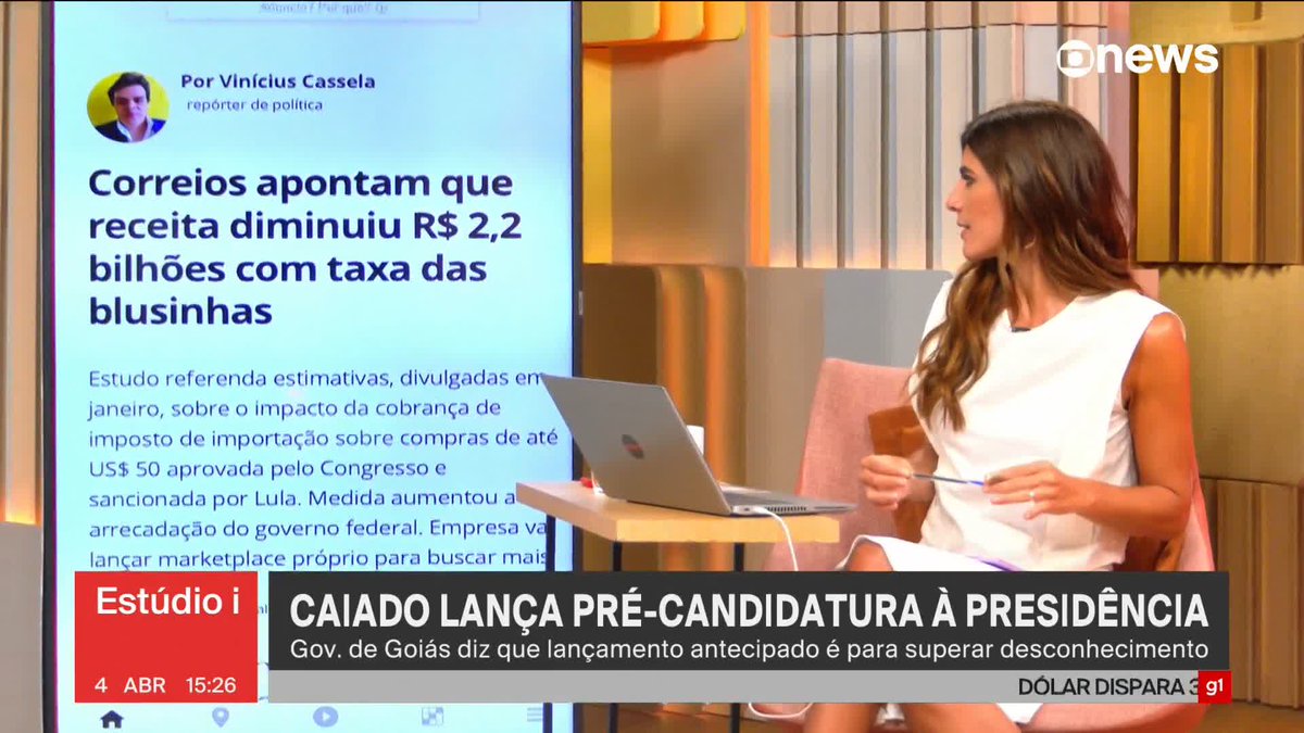 Estudo produzido pelos Correios apontou que arrecadou menos do que o esperado com a chamada taxa das blusinhas, imposto de importação para compras internacionais de até US$ 50. Saiba mais: ➡ Assista ao #Estúdioi: #GloboNews