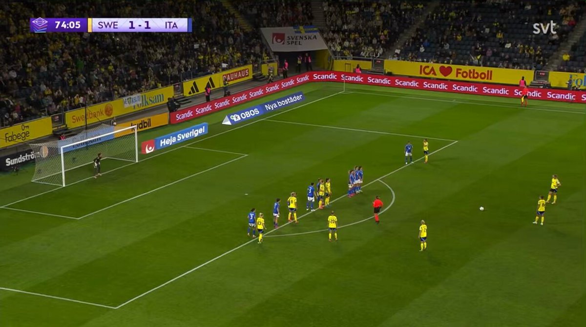🇸🇪 GOLAZO DE FILIPPA ANGELDAHL VS ITALIA!