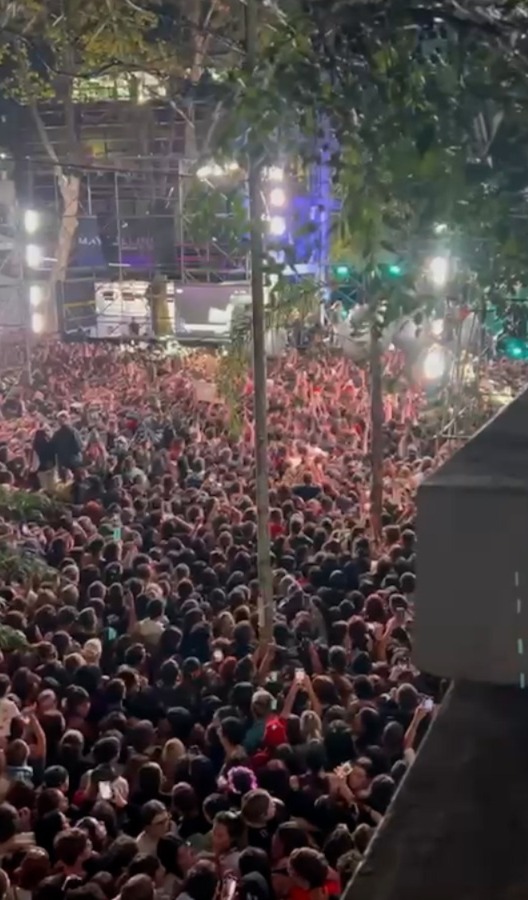 El lado B del show de Tini en Palermo: videos del descontrol y malestar de vecinos que no pudieron dormir ni trabajar