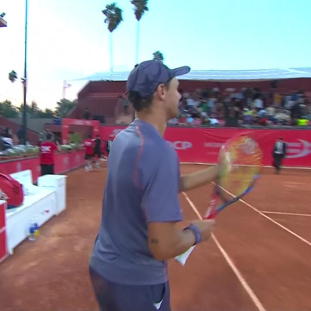 Majchrzak MASTERPIECE in Marrakech ✨ The qualifier is yet to drop a set in the tournament and a 7-6 6-4 victory places him in his 2nd ATP semi-final! #GrandPrixHassanII