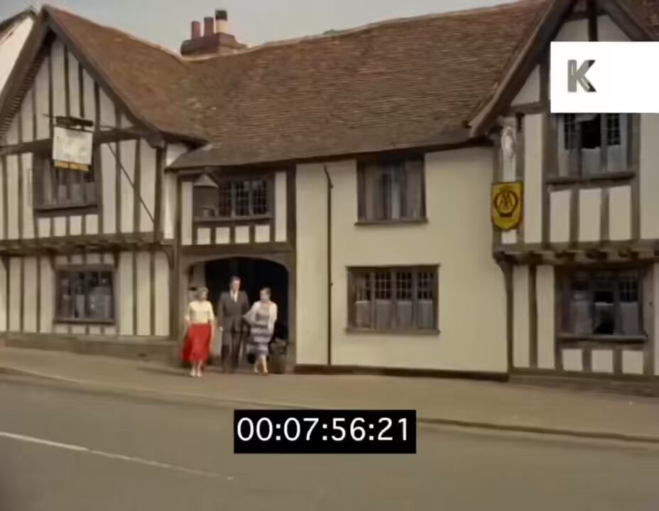 Timbered houses and timeless charm. Suffolk’s medieval beauty captured in the 1950s.