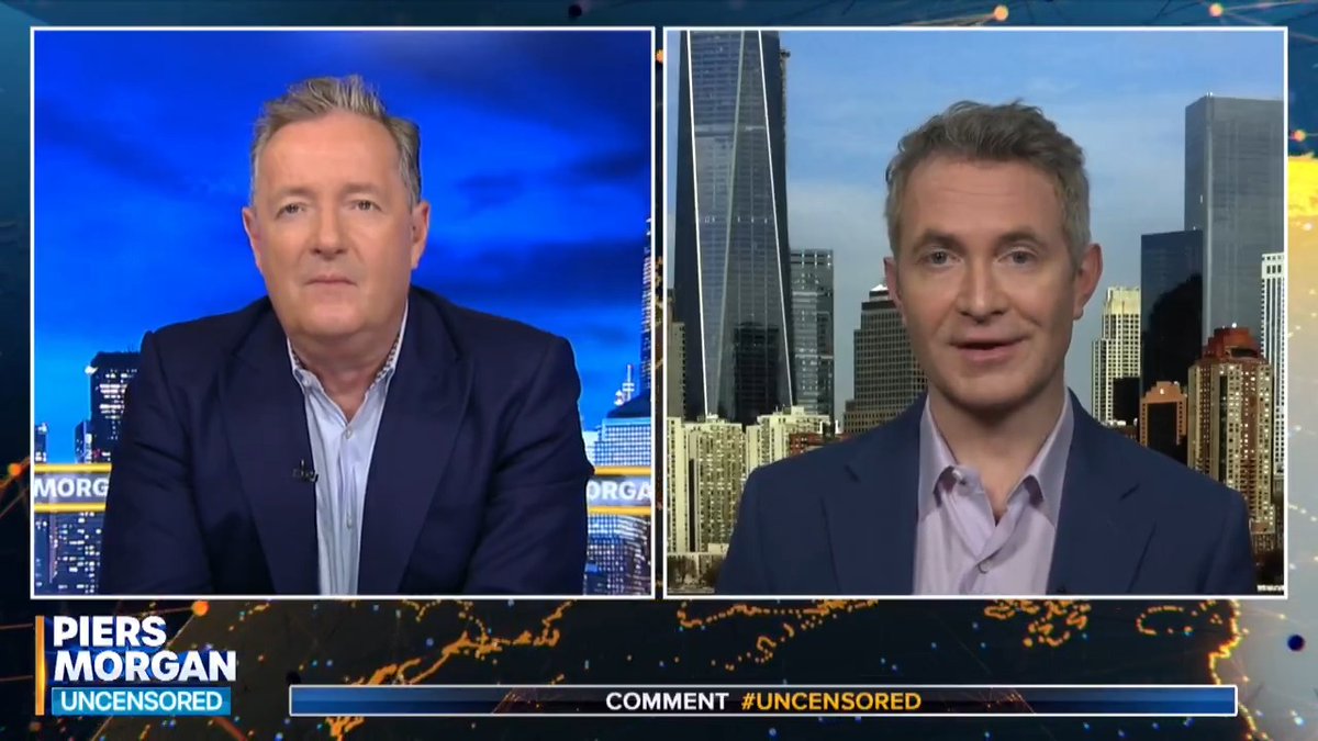 "[MAGA] want America to be the world's premier power - but yet they don't want to be involved in the world in any way." Douglas Murray responds to Jack Posobiec's criticism of him. Watch the full interview here👇 📺 Piers Morgan | Douglas Murray