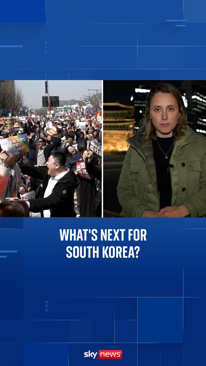 South Korea's president Yoon Suk Yeol has been removed from office after a court upheld his impeachment - but what happens next for the country? Sky's Helen-Ann Smith has the latest... Full story 🇰🇷➡️