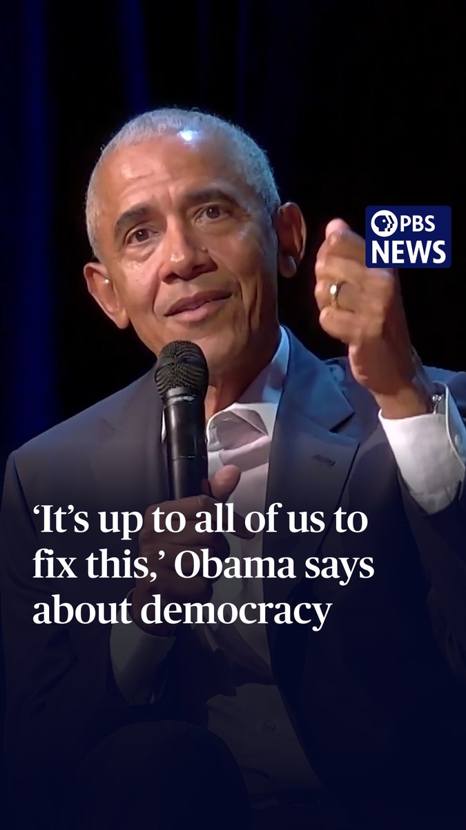 Former President Barack Obama criticized President Donald Trump's actions targeting law firms and universities Thursday, encouraging them to fight back. "It is up to all of us to fix this," Obama said during a speech at Hamilton College. "It’s not going to be because somebody comes and saves you. The most important office in this democracy is the citizen, the ordinary person who says, no, that’s not right." The comments come after Trump issued a series of executive orders targeting law firms that represented people who he says worked against him or what he said were American interests. The administration has also threatened to withhold federal funding from institutions that continue DEI efforts, which the administration has spoken out against.