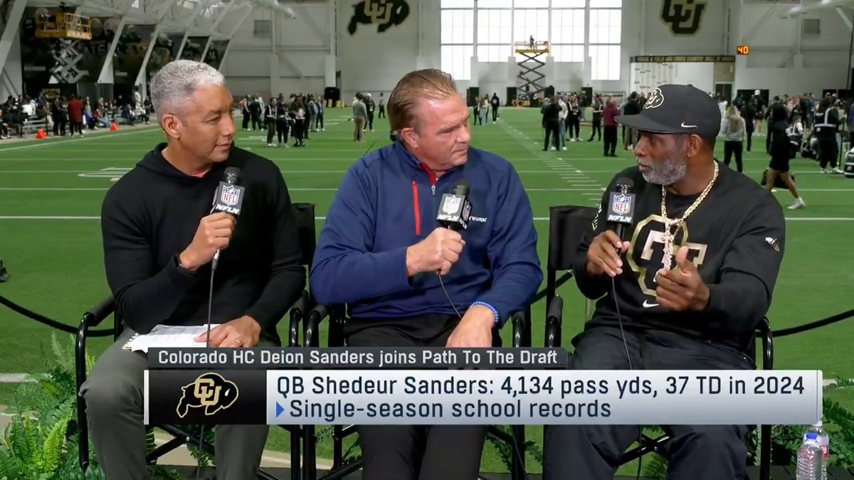 .COACH PRIME believes that Shedeur Sanders and Travis Hunter are the two "most bankable" prospects in the Draft.