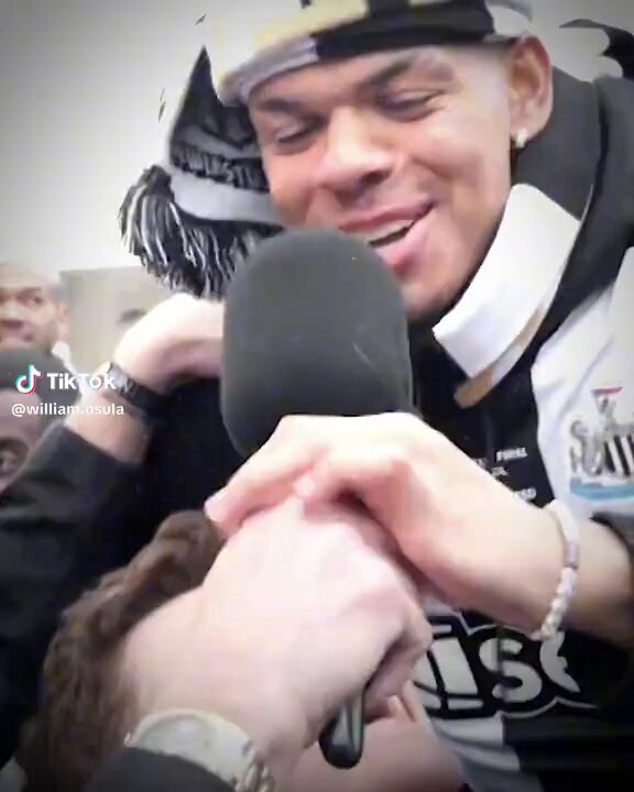 William Osula’s latest TikTok video may just be my favourite edit ever. 😅 W’s in the chat for sure 🇩🇰⚫️⚪️ #NUFC