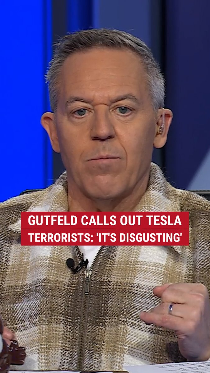 .GregGutfeld sounds off on people who are vandalizing and destroying Teslas: "It's disgusting."