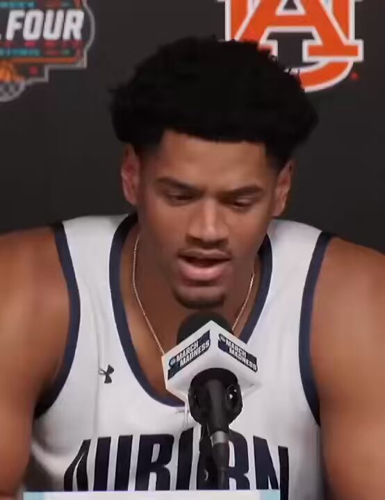 “You don’t know sacrifice if you don’t know Jesus Christ.” Incredible words from Auburn’s Dylan Cardwell at his Final Four press conference.