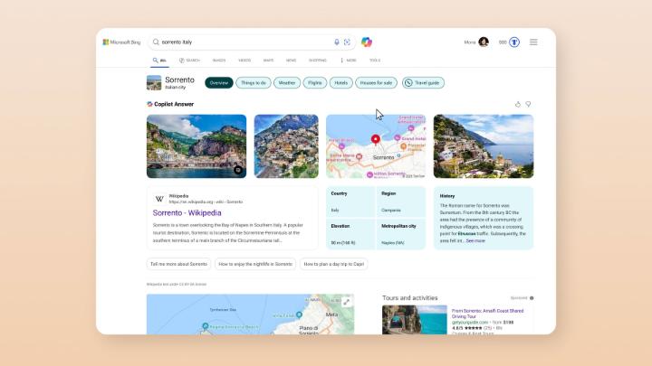 Copilot Search in Bing is designed to meet you where you’re at in your discovery journey, even when a simple topic leads to a delightful rabbit hole. Learn more: