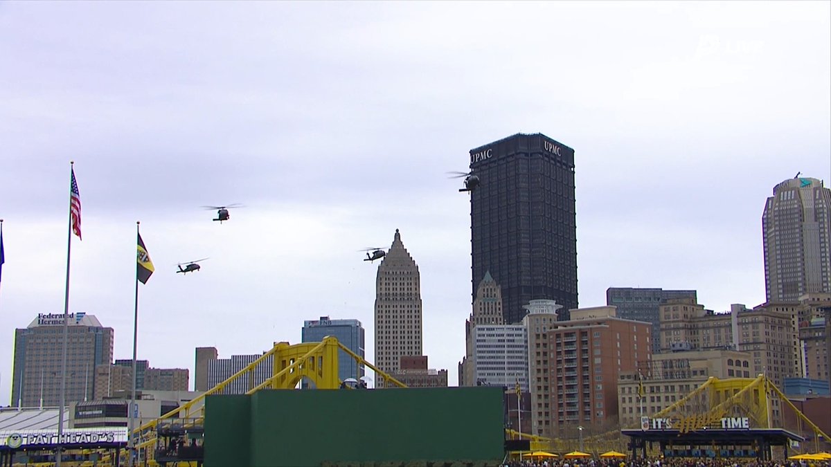 Flyovers over PNC Park 😍