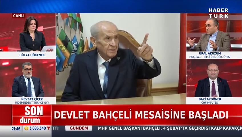📌Devlet Bahçeli'den iki ay sonra ilk görüntü Hukukçu ve Akademisyen Ural Aküzüm #EnineBoyuna'da değerlendirdi.