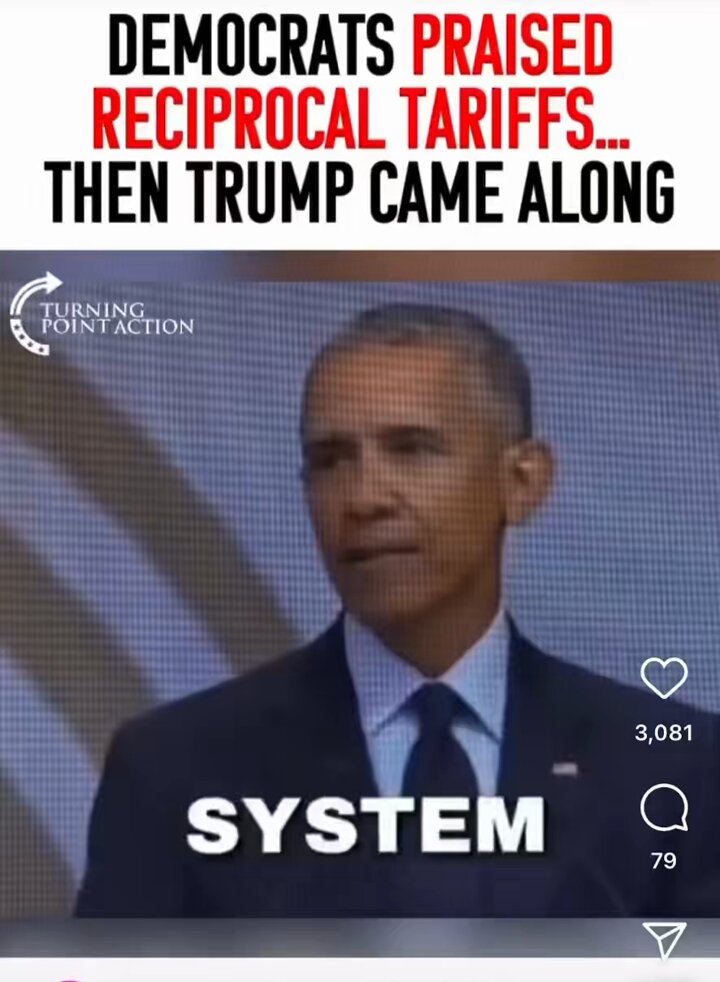 It seems the Democrats are just an evil bunch of Hypocrites and liars! They spoke many Times to Raise Tariffs because they were Unfair. Now they stand for China and others against us.